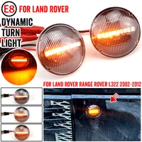 2pcs led dynamic turn signal side marker light sequential blinker light side repeater for land rover range rover l322 2002 2012