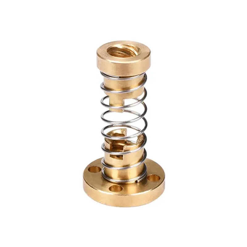 

T8 Anti Backlash Spring Loaded Nut Elimination Gap Nut for 8mm Acme Threaded Rod Lead Screws DIY CNC 3D Printer Parts