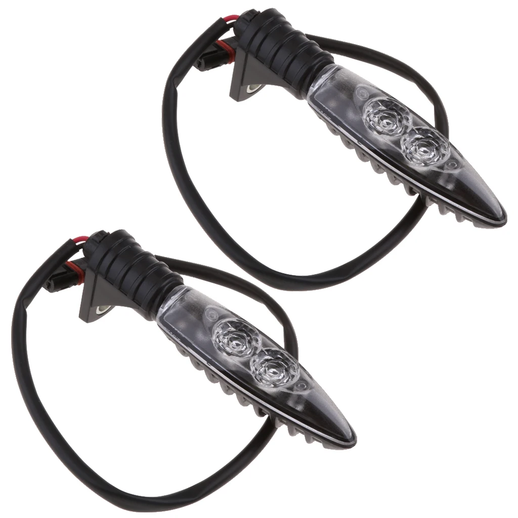 

2x Mini Black Led мотоцикл поворотник Индикатор янтарного мигания для BMW