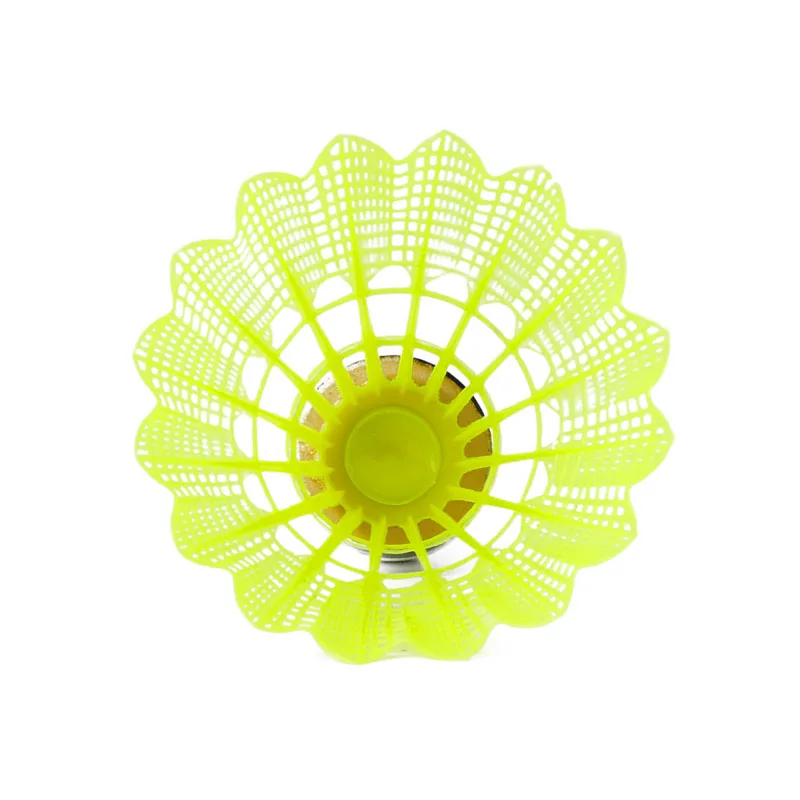 

6pcs Train Gym Fitness Yellow Nylon Shuttlecocks Badminton Ball Sport Durable