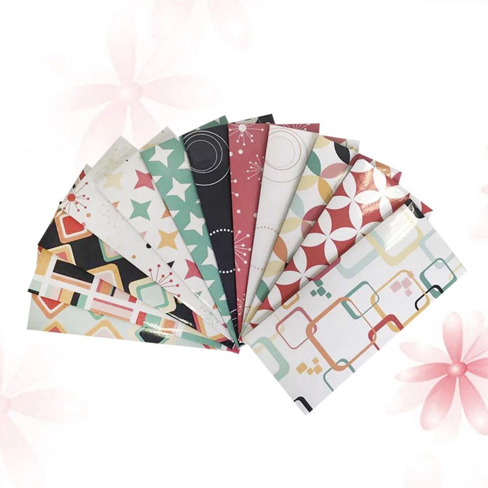 

12pcs Creative Cash Envelopes Assorted Money Saving System Waterproof Budget Envelopes Wallet Spend Plan Sheets