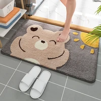 bathroom floor mat door household kitchen absorbent floor toilet non slip carpetrug carpet for living room