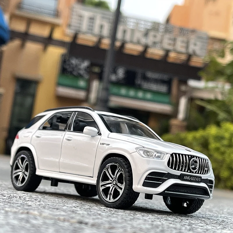 

1:32 Benzs GLE63 S AMG SUV Car Model Alloy Car Die Cast Toy Car Model Sound and Light Children's Toy Collectibles Birthday gift