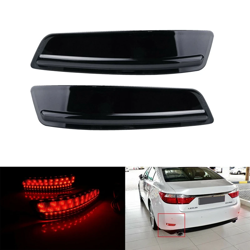 

Car Rear Bumper Reflector LED Tail Stop Brake Light for Lexus ES GS 2013-2018 81910-30040 81920-30040
