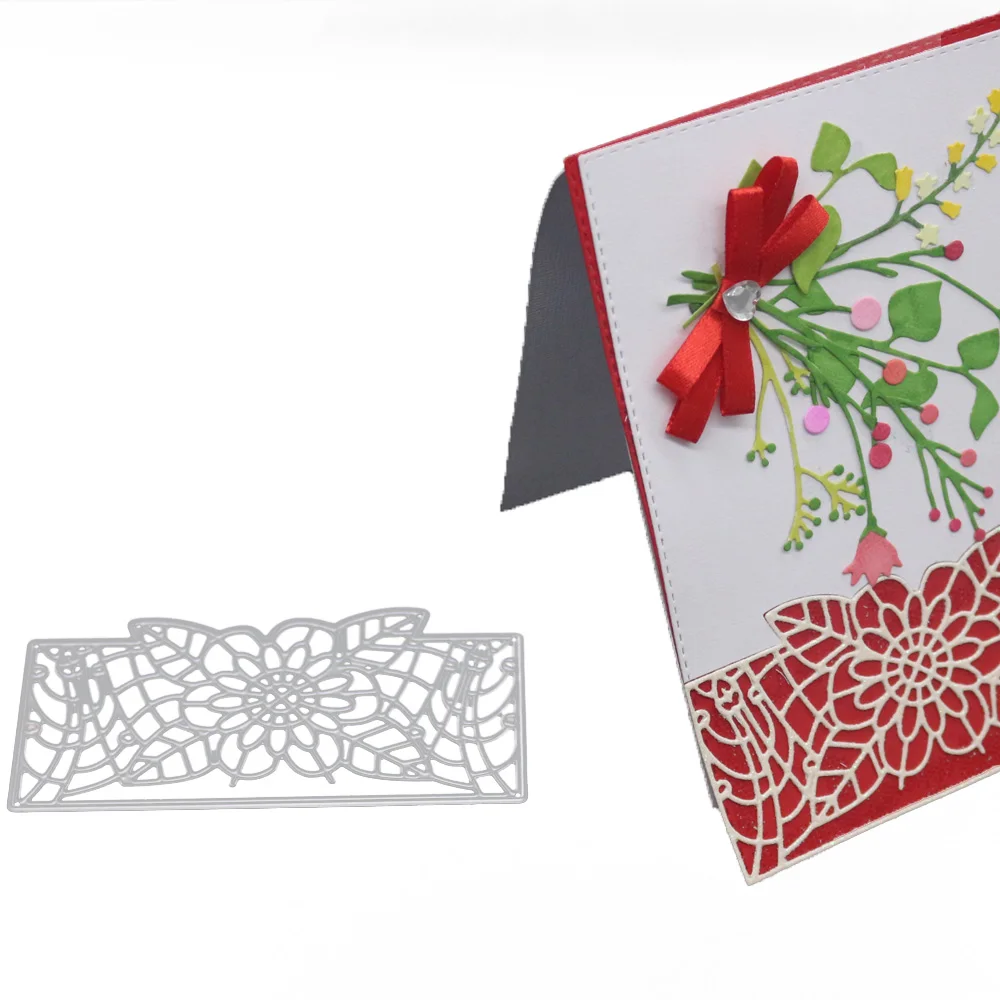 2020 Flower Metal Cutting Dies Envelope Decoration Irregular Stencil DIY Scrapbooking Embossing New Craft Stamps And |