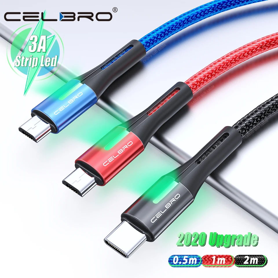 Зарядный кабель Usb C 3 А 1/2/3 м с функцией быстрой зарядки|Кабели для мобильных