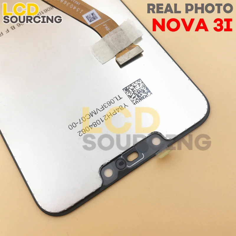6," для huawei Nova 3 lcd PAR LX1 сенсорный экран панель дигитайзер сборка Рамка для Nova 3i дисплей Замена INE-LX2