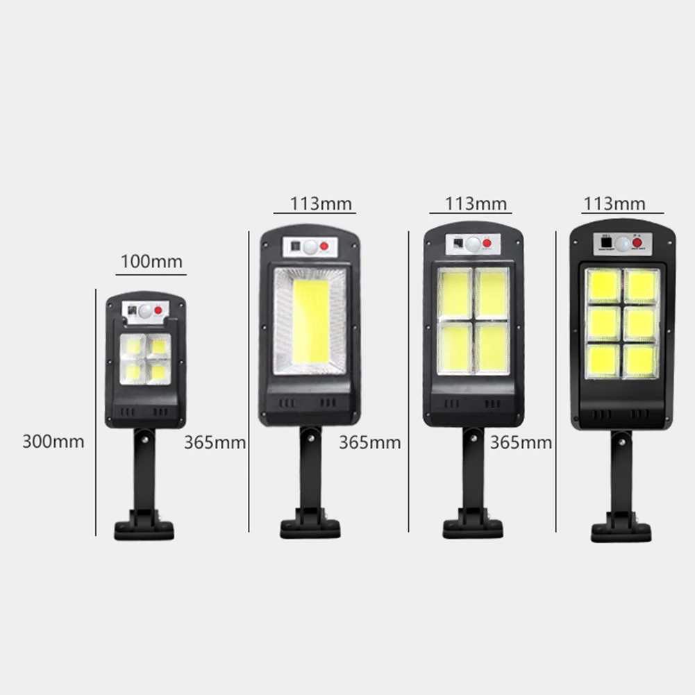 

New Remote Control Upgraded COB Solar Light Outdoor Garden Street LED Solar Light Waterproof Human Motion Sensor Street Lamp