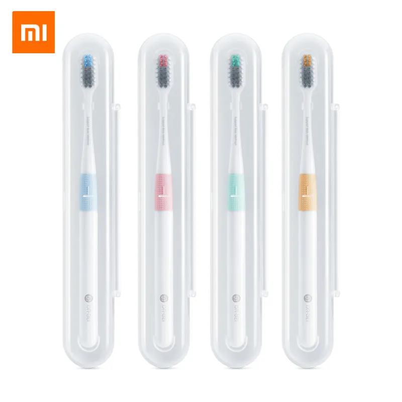 Xiaomi Mijia Doctor B Bass метод зубная щетка 4 цвета/комплект включает в себя походная коробка DR. BEI глубокая зубная щетка