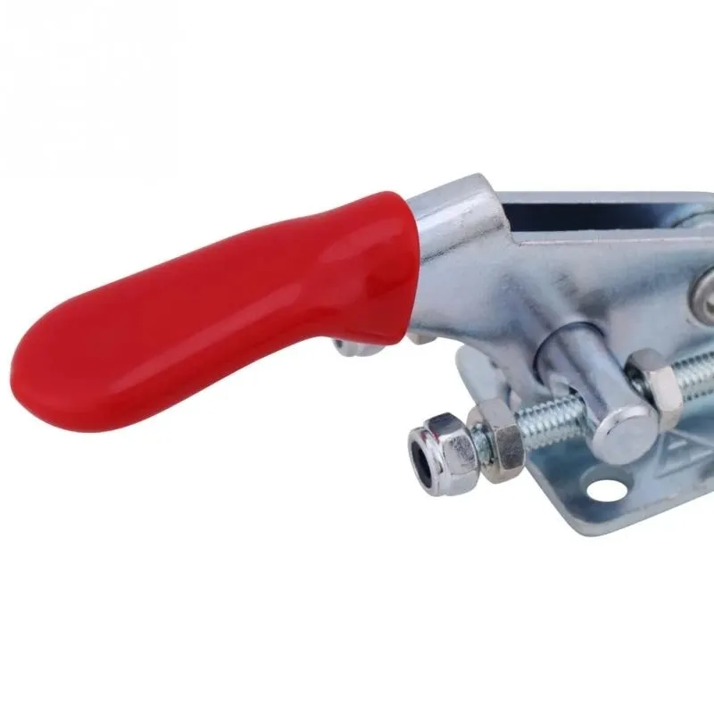 

4pcs/set Red Toggle Clamp GH-201B 100kg Quick Release Tool Horizontal Clamps Hand New Heavy Duty Tooling Accessory