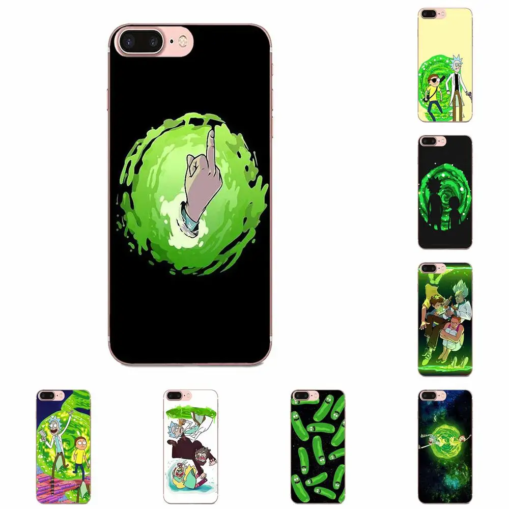 Чехол накладка для мобильного телефона из ТПУ чехлы с принтом Рик и Морти мягкие