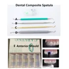 Стоматологическая композитная форма, шпатель для заполнения смолы светильник легкий лечебный наполнитель, передние зубы, быстрая ручка, поролоновые прокладки