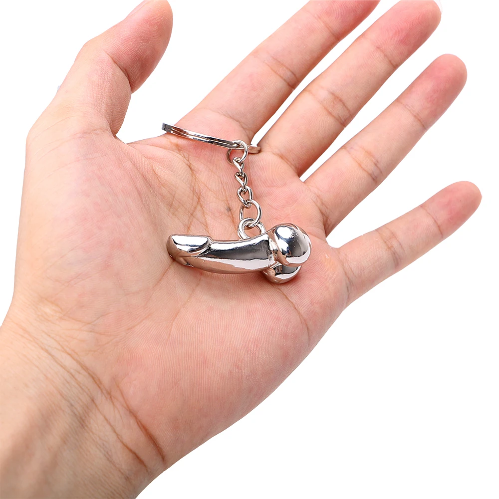LEEPEE Dildo Key Rings Keychain Fashion Penis Shape Creative Gift Keyfob Auto Ring Car Chain |