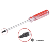 uxcell t15 magnetic torx screwdriver bits hand tools with 4 inch cr v steel shaft screwdriver