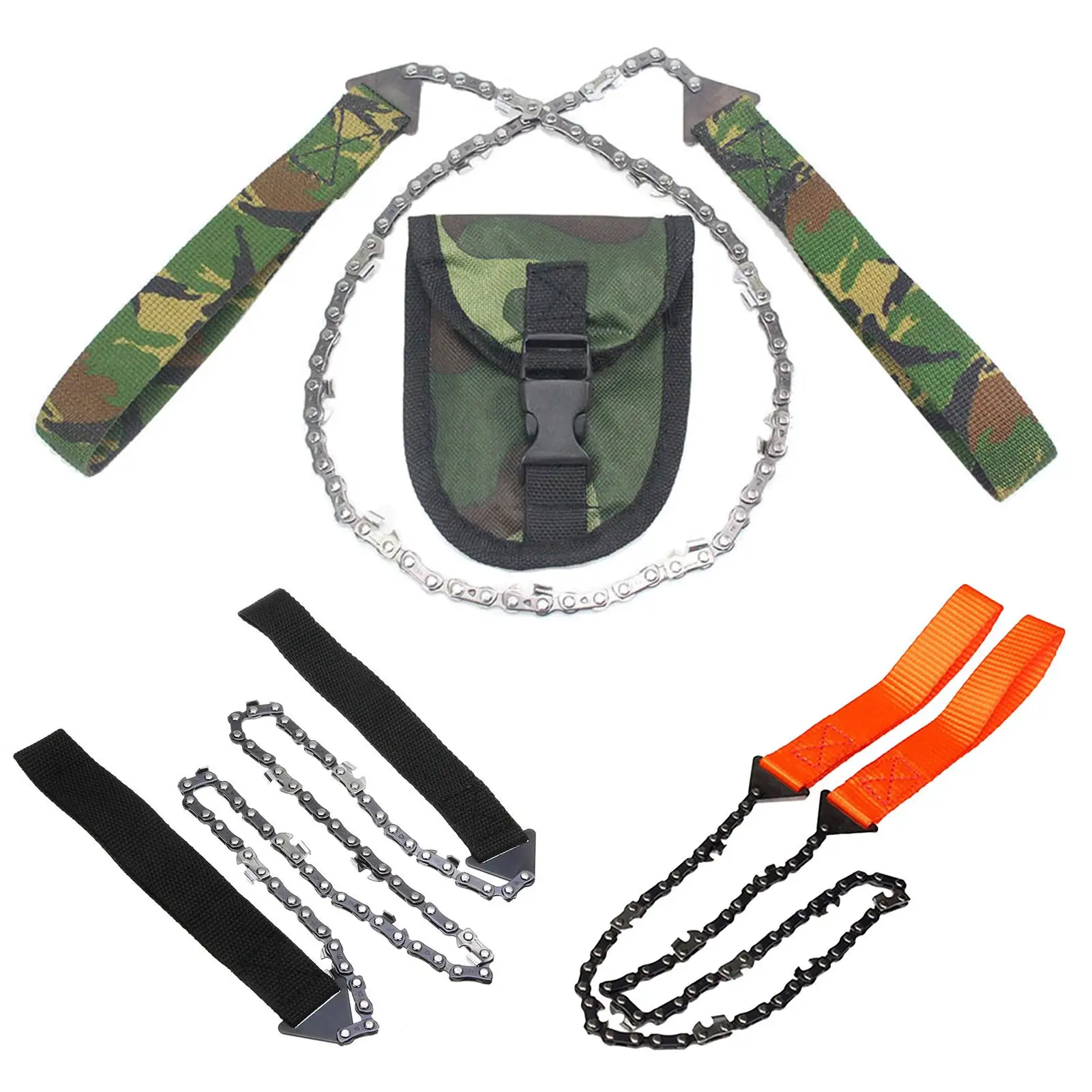 

Outdoor Hunting Camping Logging Hand Zipper Wire Saw Portable Survival Chain Saw Chainsaws Emergency Camping Pocket Hand Tool