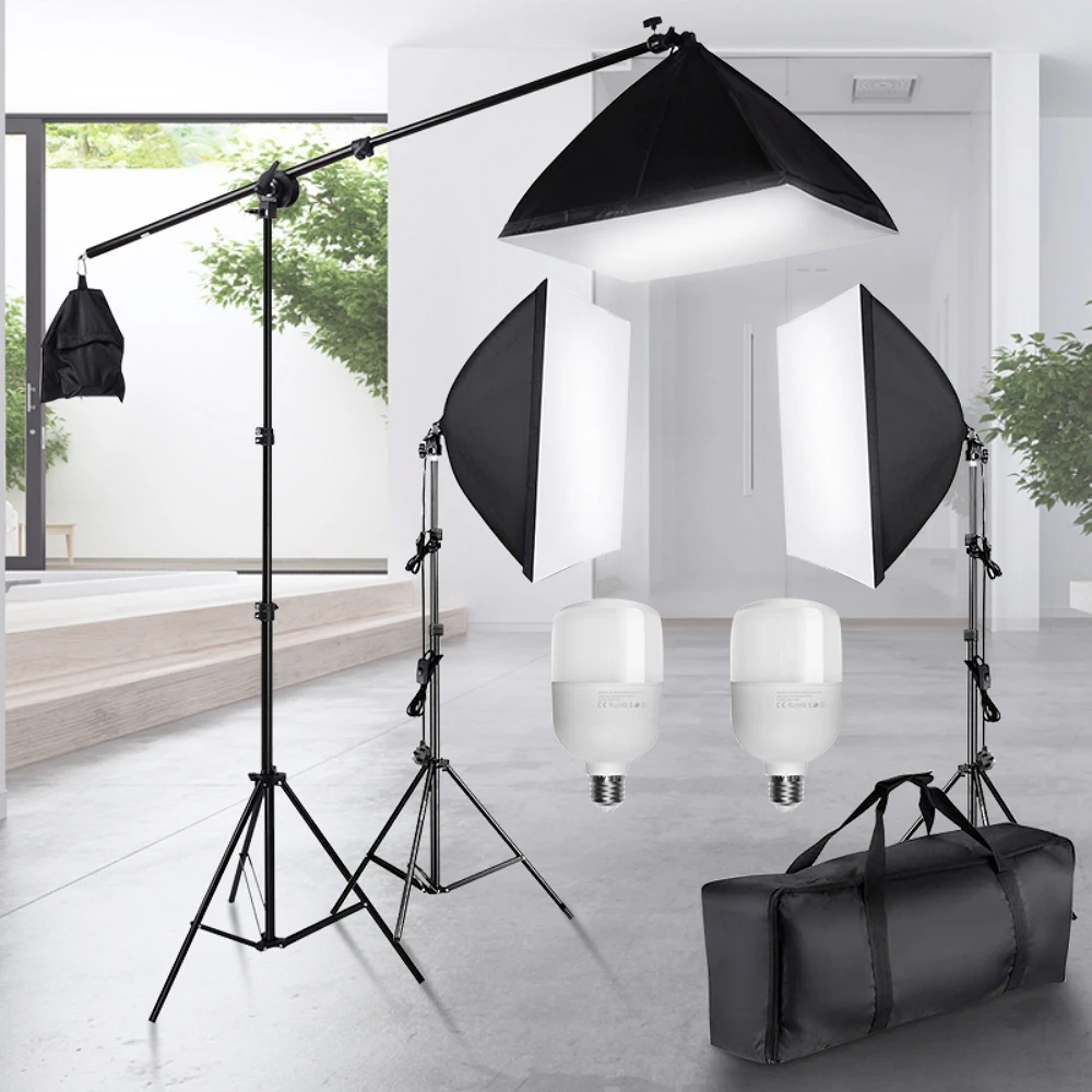 Софтбокс для фотосъемки светильник ing Kit 6 шт. 25 Вт светодиодный лампа непрерывный