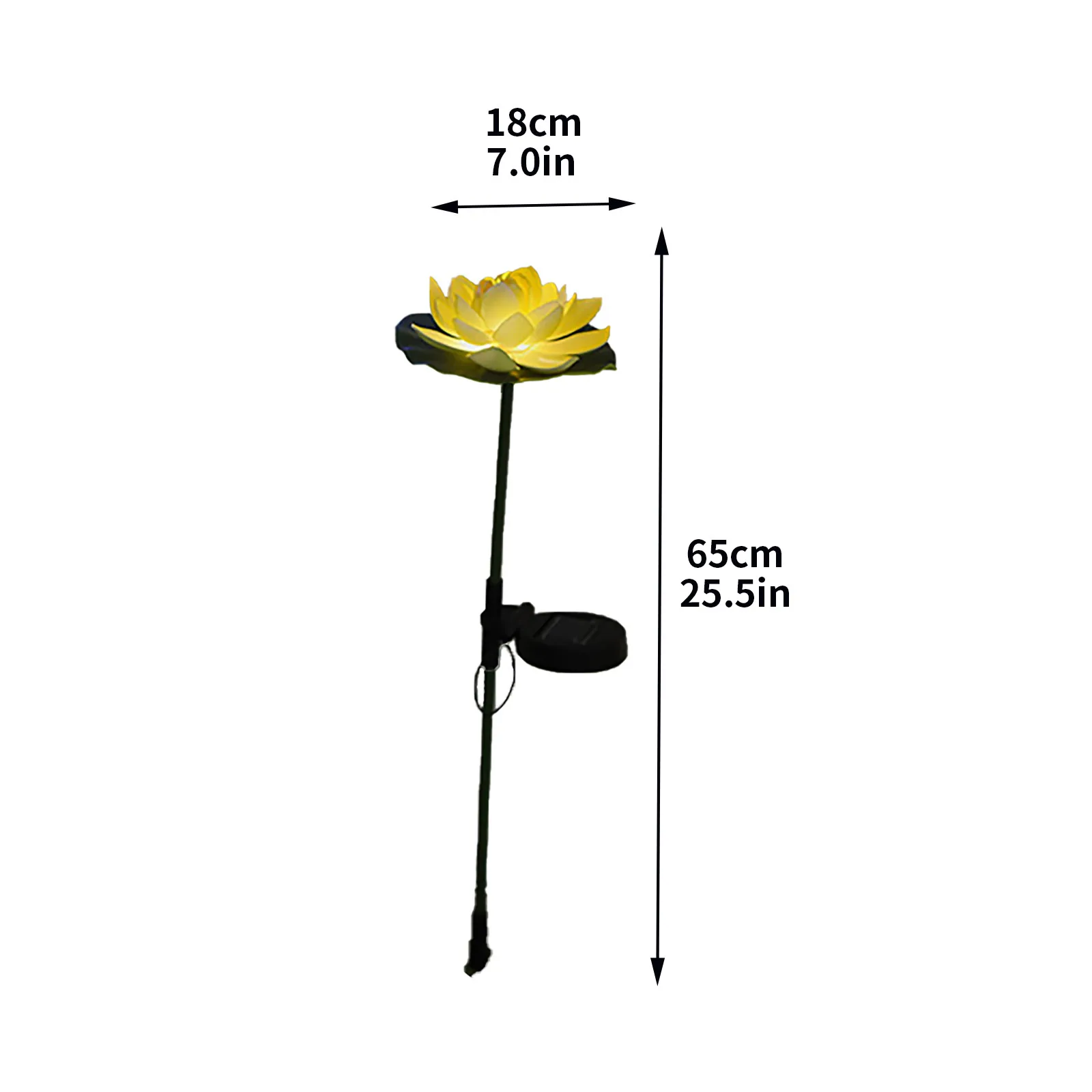 

Led Solar Lotu Light Lotus Flower Shape Pond Lantern Light Floating Festival Outdoorwaterproof Garden Decorative Lighting Lamp