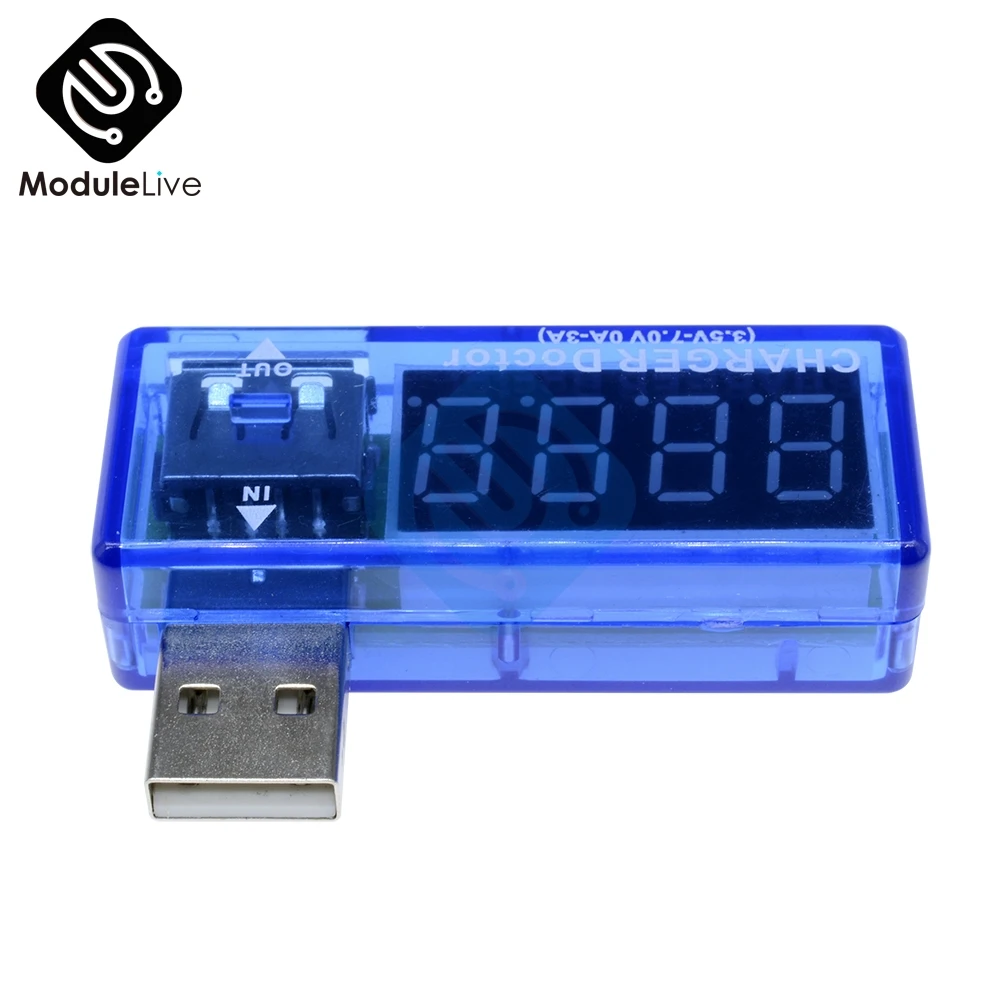 Цифровой дисплей Горячая мини USB мощность измеритель напряжения тока портативный мини детектор тока и напряжения зарядное устройство Доктор