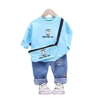 new spring autumn children fashion clothes baby boys girls t shirt pants 2pcssets kid toddler clothing infant cotton tracksuits