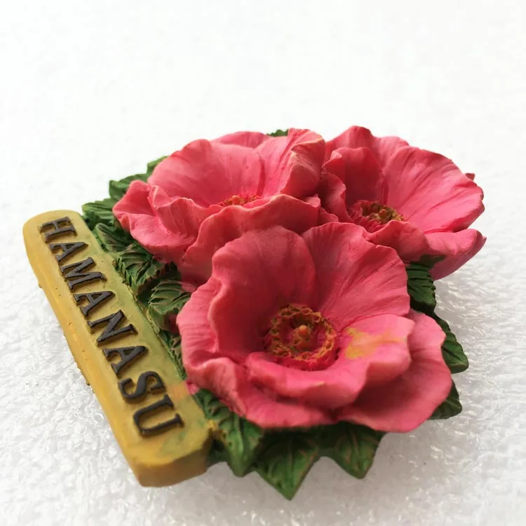 Магнит для холодильника цветок роза японская дорожная сувенирная палочка