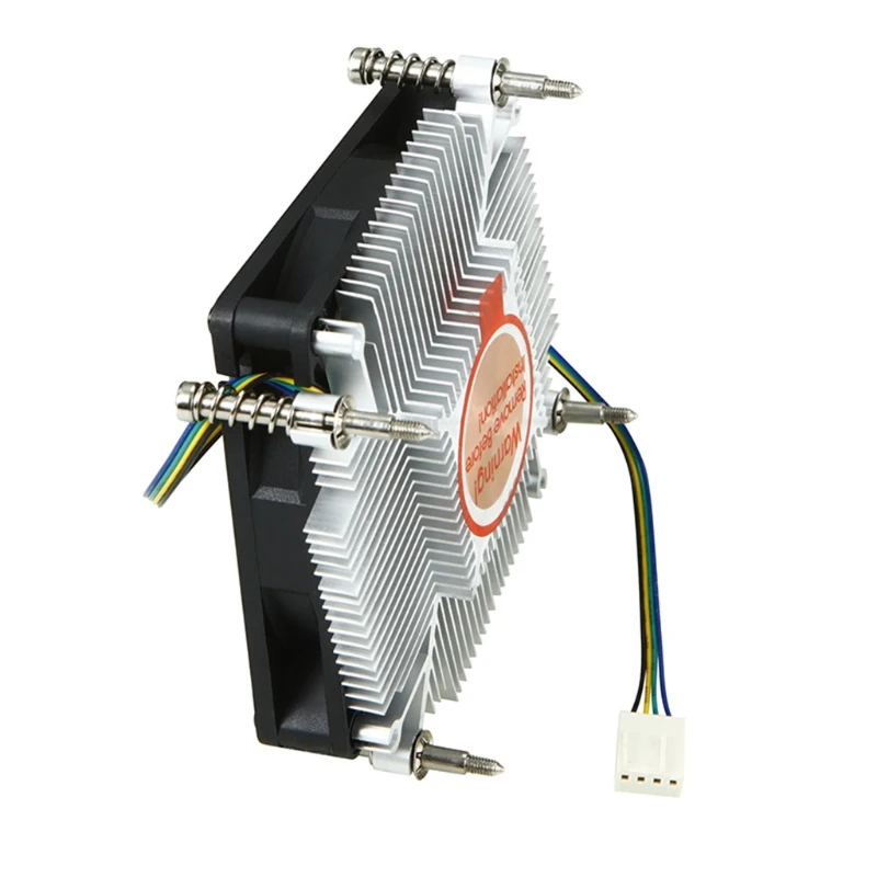 

Кулер для процессора тихий ШИМ вентилятор радиатор охлаждающий вентилятор 27 мм низкопрофильный кулер для процессора для ITX чехол A4 тонкое ш...