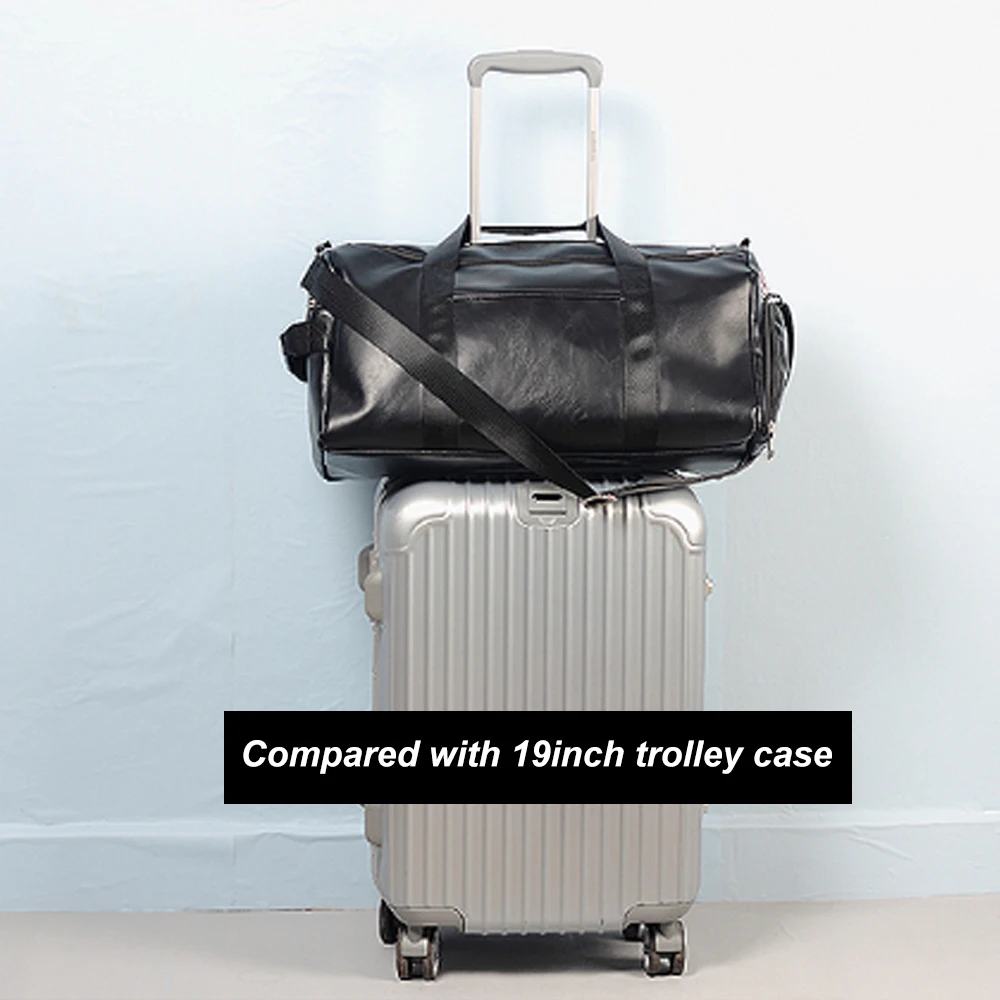 Большая спортивная сумка из искусственной кожи для мужчин и женщин дорожная йоги