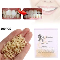 teeth gap dental rubber bands rubber latex rings elastics orthodontic rings orthodontic braces bands tooth care tools durable
