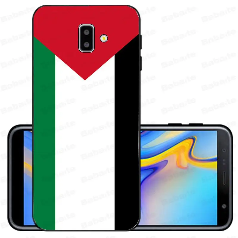 Чехол для galaxy j6 палестинский флаг ТПУ чехлы для мобильного телефона из мягкого силикона с крышкой для samsung galaxy j6 plus A6 A8 A9 A10 A30 A50 крышка