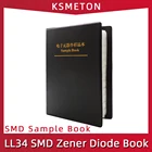 LL34 12 Вт 2,4 в-30 в SMD стабилитрон диод книга 27 значений пакет смешанный комплект 0,5 Вт сборник образцов серии часто используемый набор образцов