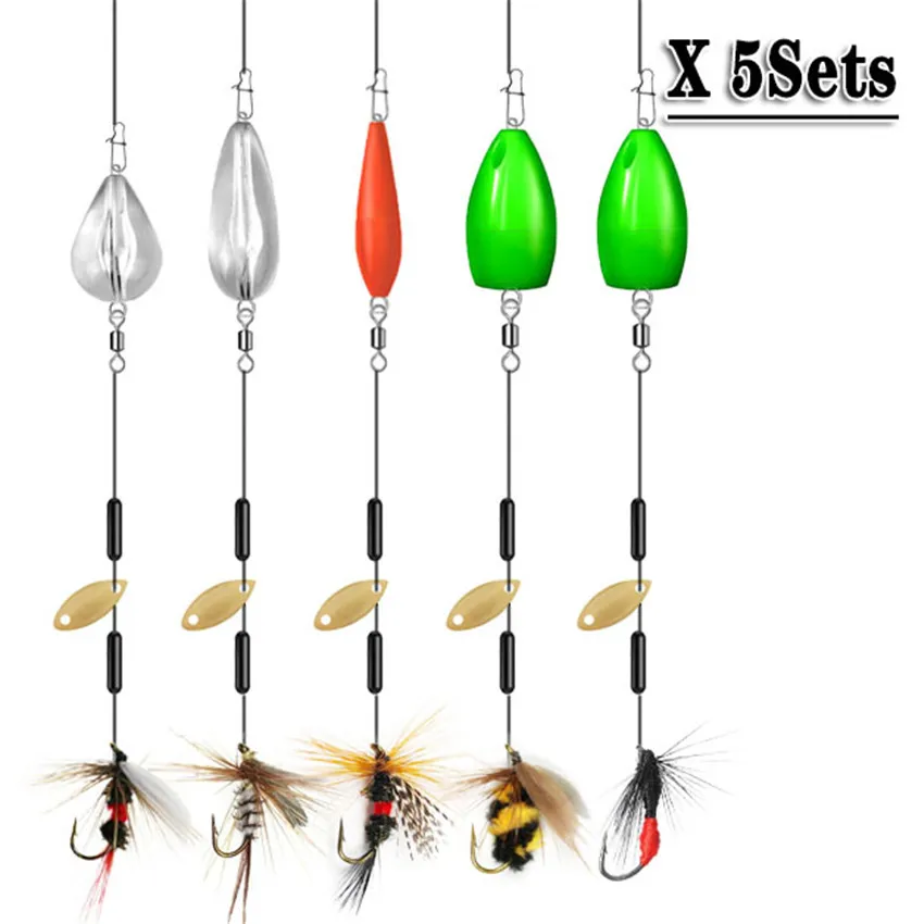 5 шт. в наборе блесна металлические рыболовные приманки Искусственная Приманки