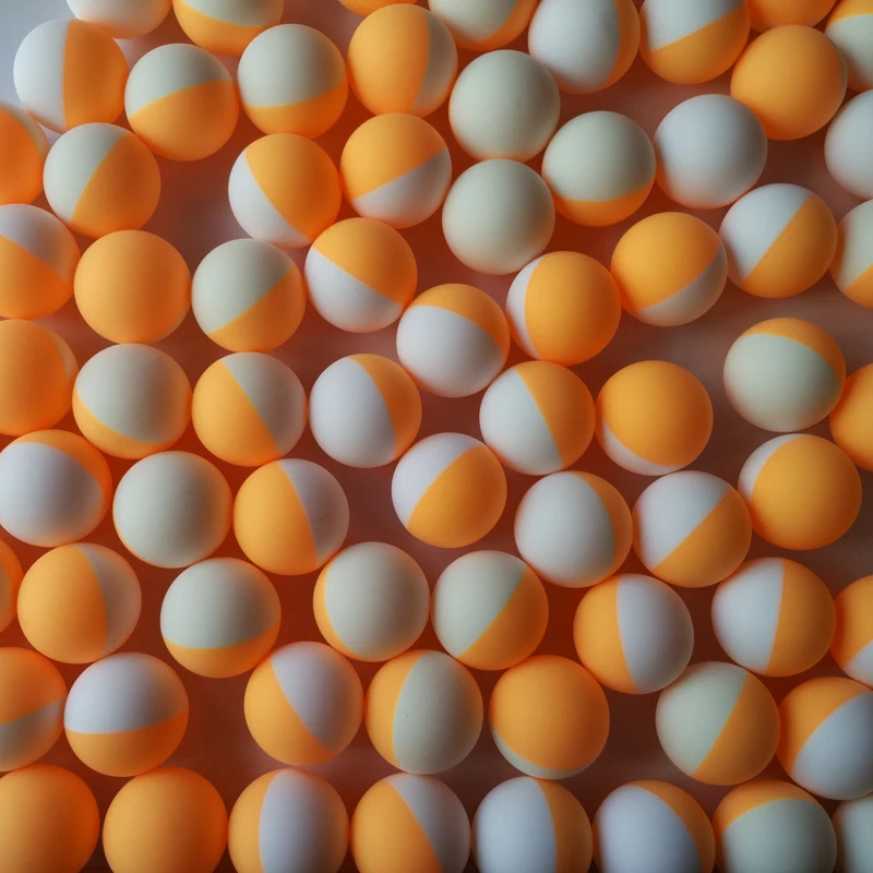 

100 шт./упак. 3 звезды Профессиональный мяч для настольного тенниса Белый оранжевый двухцветный 40 + новый материал сумка для тренировок пинг-п...