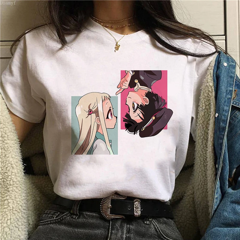

Woman tshirts Shaman King Graphic Tees Kawaii Japanese Anime Toilet Bound Hanako Kun T Shirt Women Funny Cartoon Inuyasha Tshirt