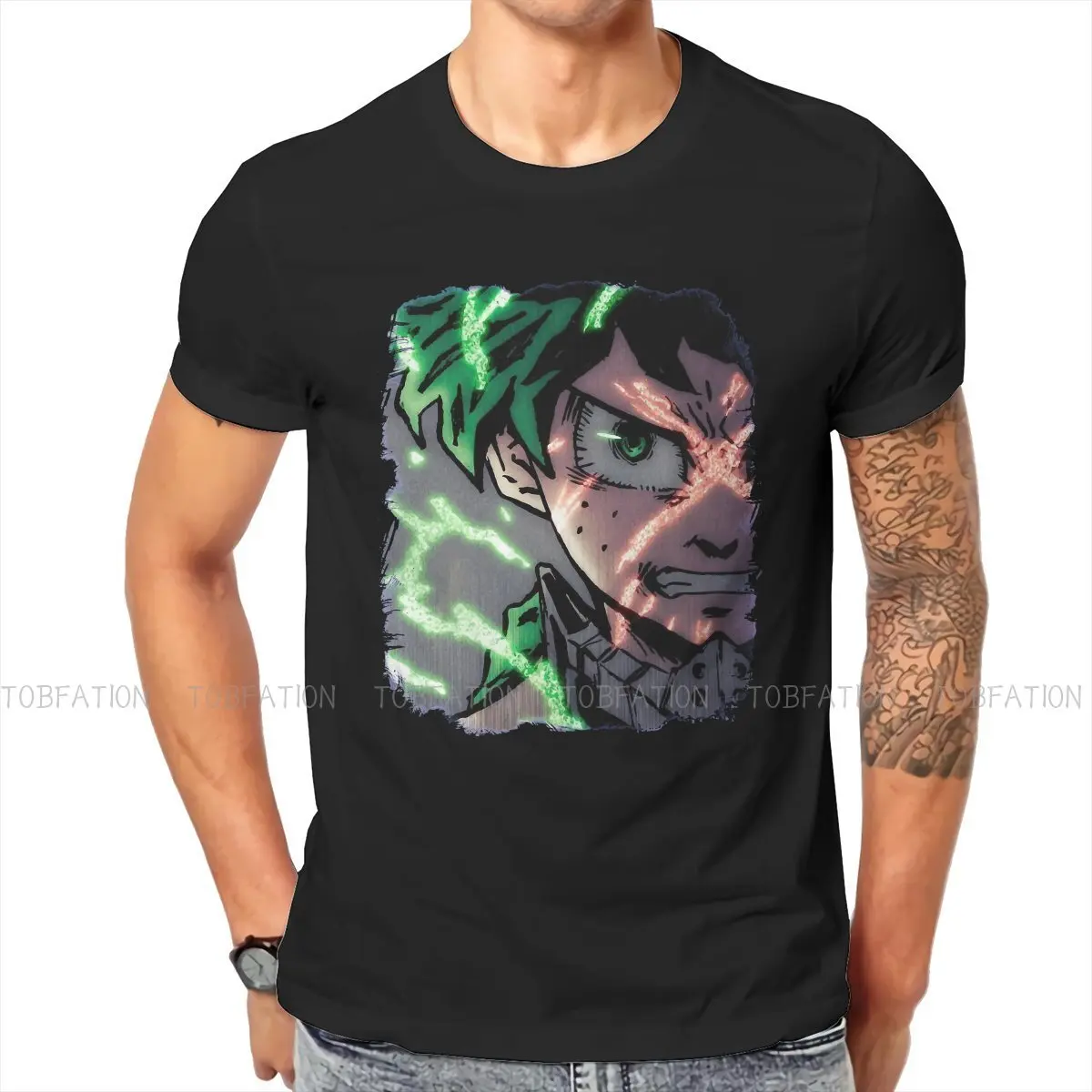 

My Hero Academia Hot Blooded Adventure Classic and T Shirt Vintage Fashion High Quality Tshirt Loose Crewneck Men Tshirts