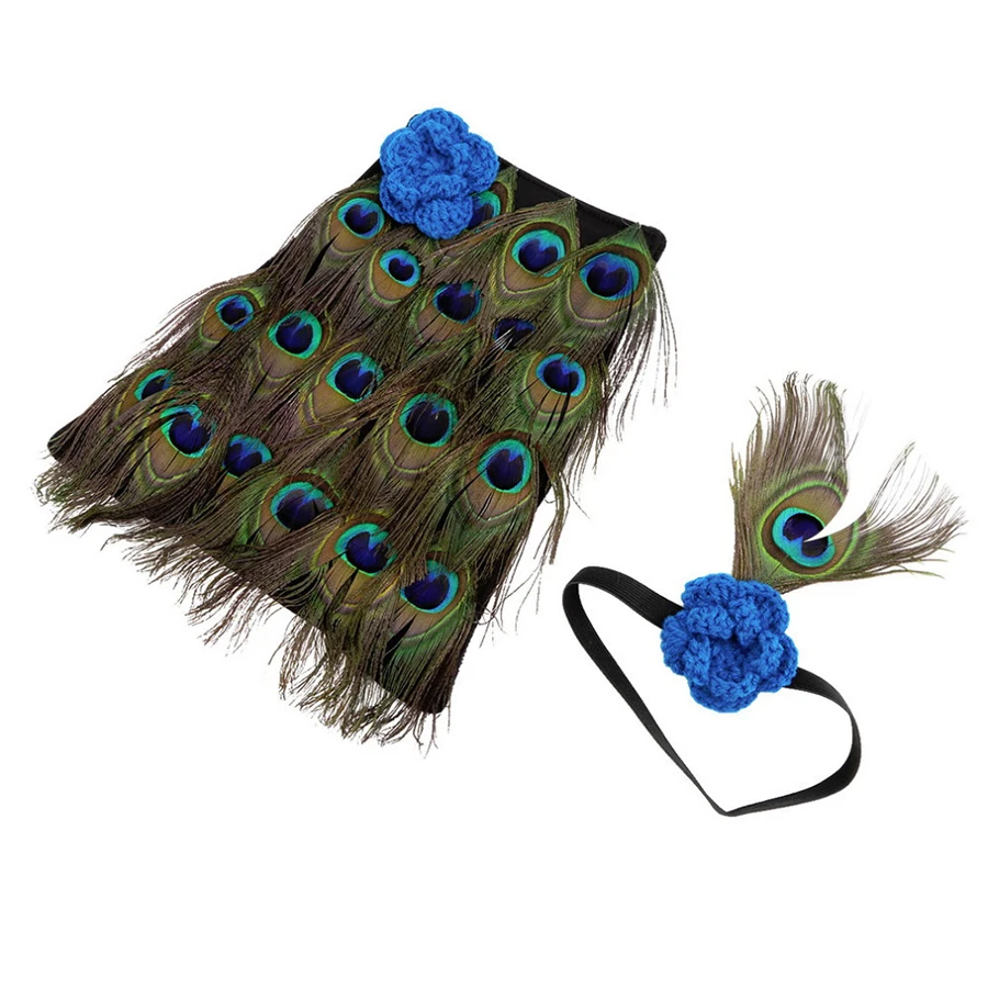 Павлин комплект одежды для новорожденных животных Fotografia милые детские