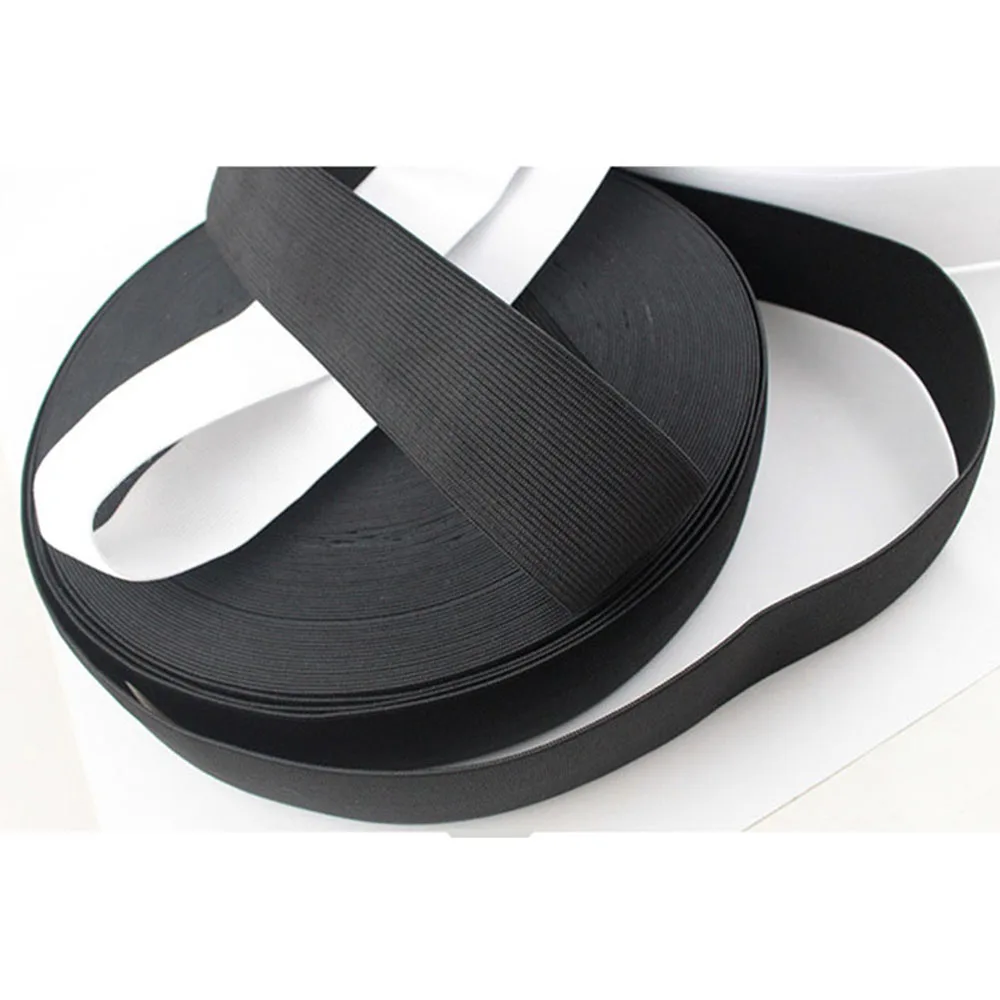 2 метра Швейные аксессуары вязаная эластичная лента шириной 35 мм белая и черная