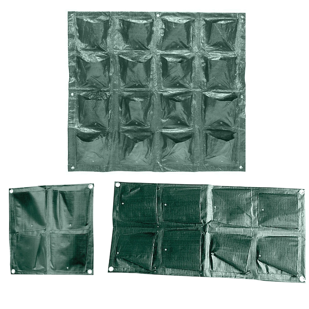 

Hanging Planting Bag Wall Mount Grow Bag Multi Pockets Planter Vertical Grow Container Pockets For Garden Vegetables Flowers