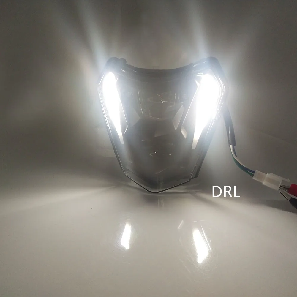 Светодиодный головной фонарь для мотоцикла фара ближнего и дальнего света