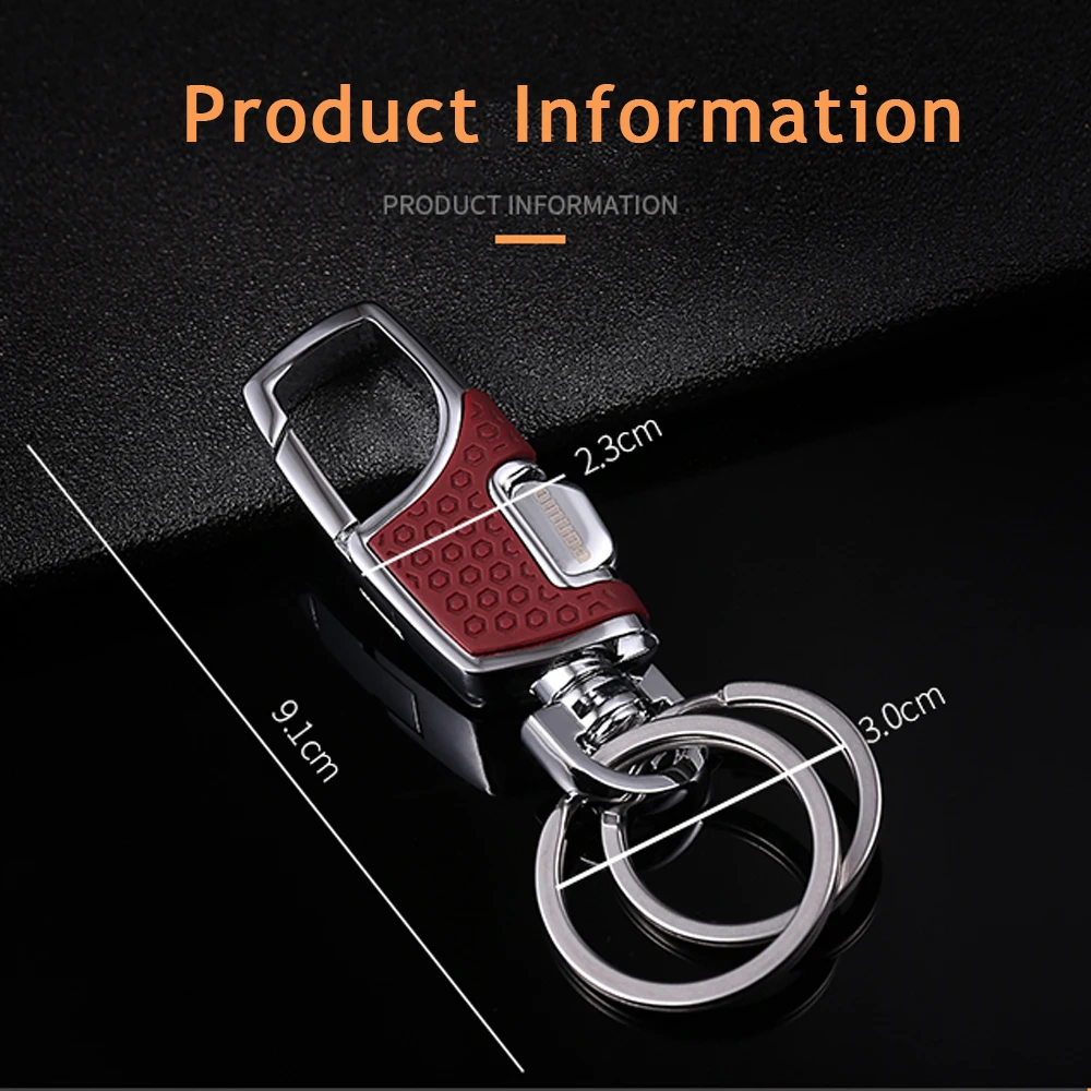 Оригинальный модный брелок из цинкового сплава открытые кольца для ключей