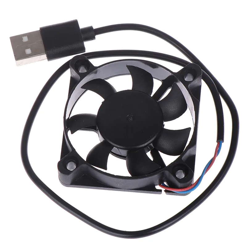 

1pc 5V USB Connector PC Fan Cooler Heatsink Exhaust CPU Cooling Fan Replacement with 45cm Cable 50x50x10MM