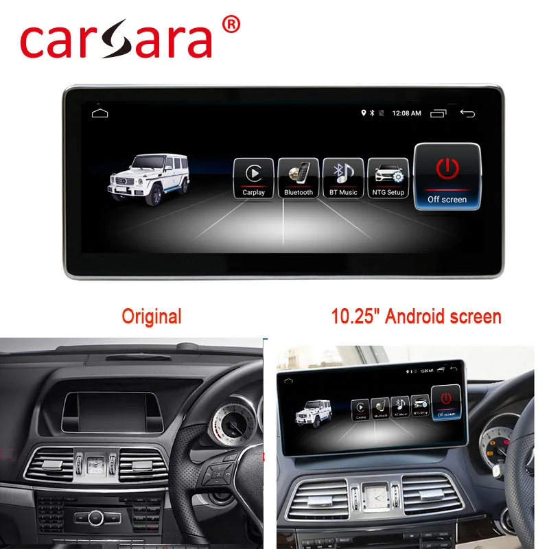 4+ 64G Android 9,0 автомобильный Радио Bluetooth gps навигатор для Mercedes Benz E класс купе правый руль C207 A207 W207 2008