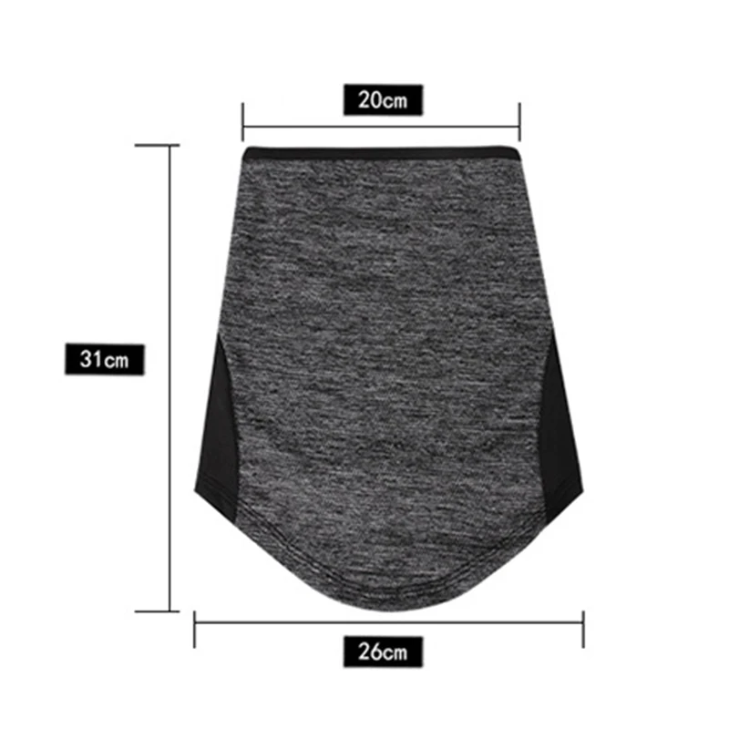 

Ice Silk Facial Protection Neck Windproof Gaiter Anti Fog Dust Proof Face Cover Headgear for Cycling Skiing Hiking PUZ77