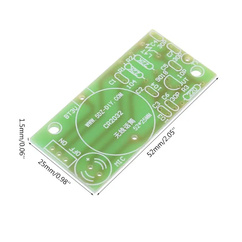 1 шт. простой FM беспроводной микрофон детали для электронных тренировок Набор