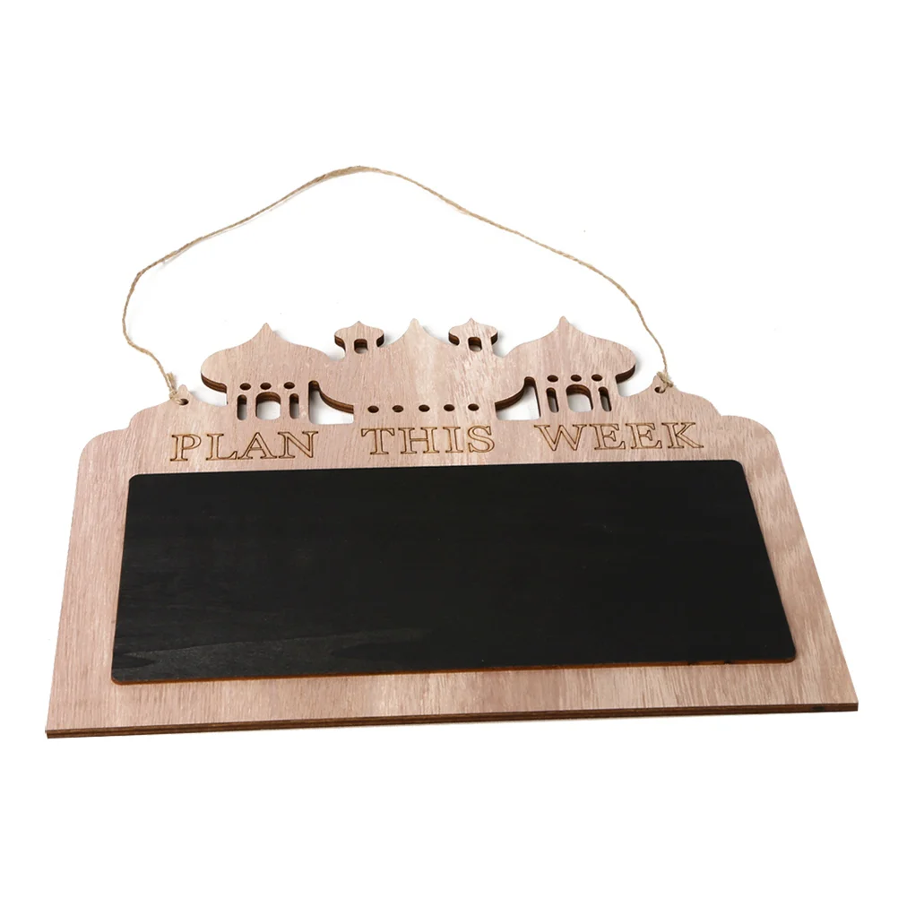 

Wood Lesser Bairam Memo Hanging Drop Beautiful Decor Hanging Message Board for Festival Home Party Gathering