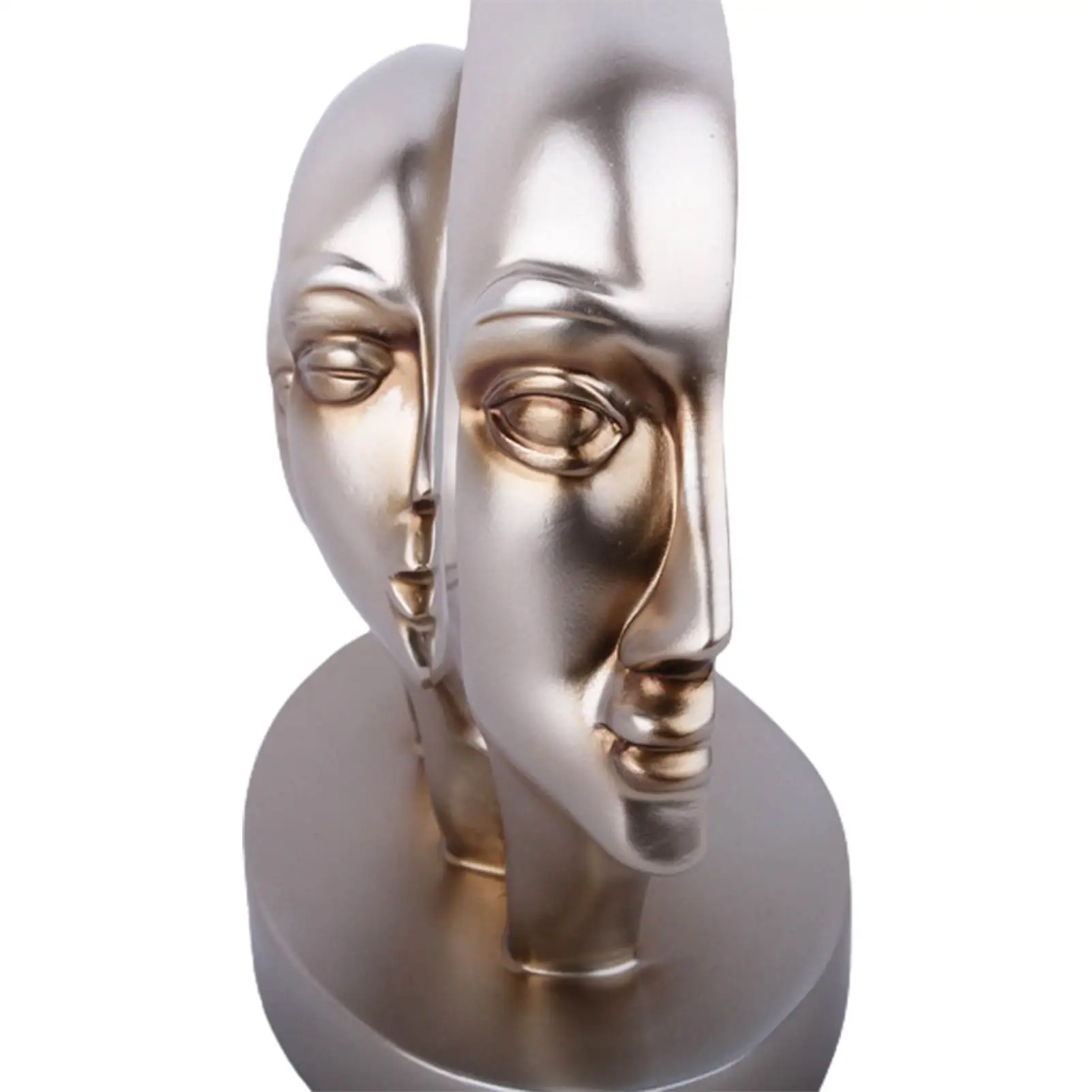 

Abstract Human Face Sculpture Facial Profile Ponderer Face Art Statue Showpiece Modern Design Decoration