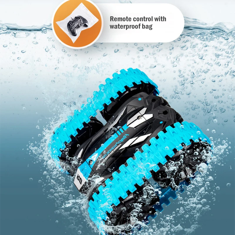 Радиоуправляемый автомобиль JJRC 2 4 ГГц водный и наземный флип высокоскоростной