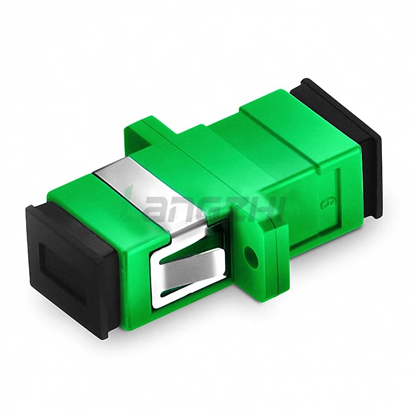 SC-APC к SCAPC Simplex Singlemode волоконно-оптический адаптер без металлических зажимов 0.2дб