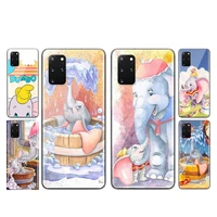circus dumbo for samsung galaxy s21 s20 fe ultra lite s10 5g s10e s9 s8 s7 s6 edge plus tpu transparent phone case