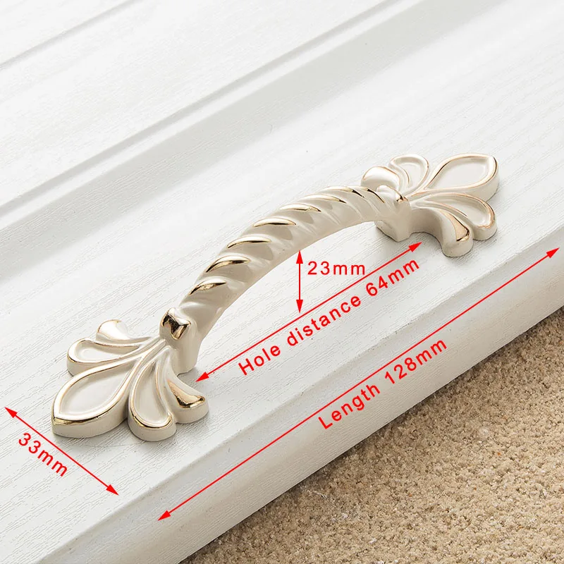 

Ручки Lvory белые из цинкового сплава