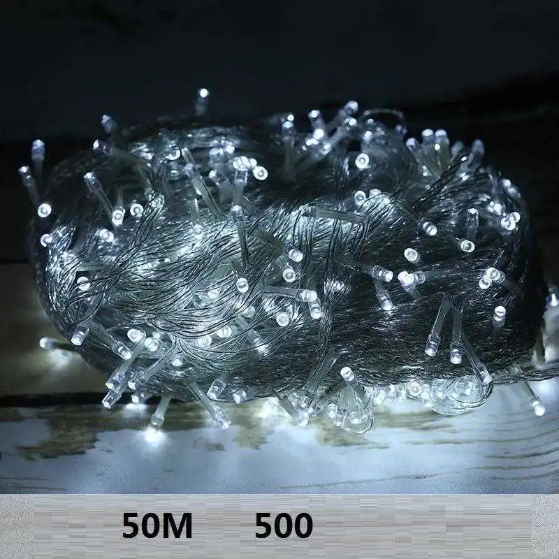 

Luces De Navidad New Year Tree Fairy Decoration Home Fancy Decorative Birthday Party Holiday Christmas Outdoor Festival Light