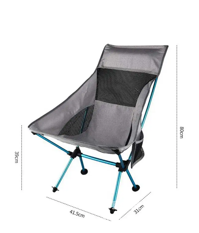 Портативные наружные складные стулья со спинкой для рыбалки кемпинга походов